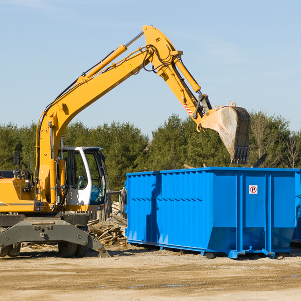 how many times can i have a residential dumpster rental emptied in Fruithurst